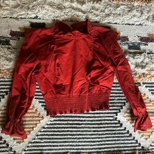 NWT Ruffle Crop Top